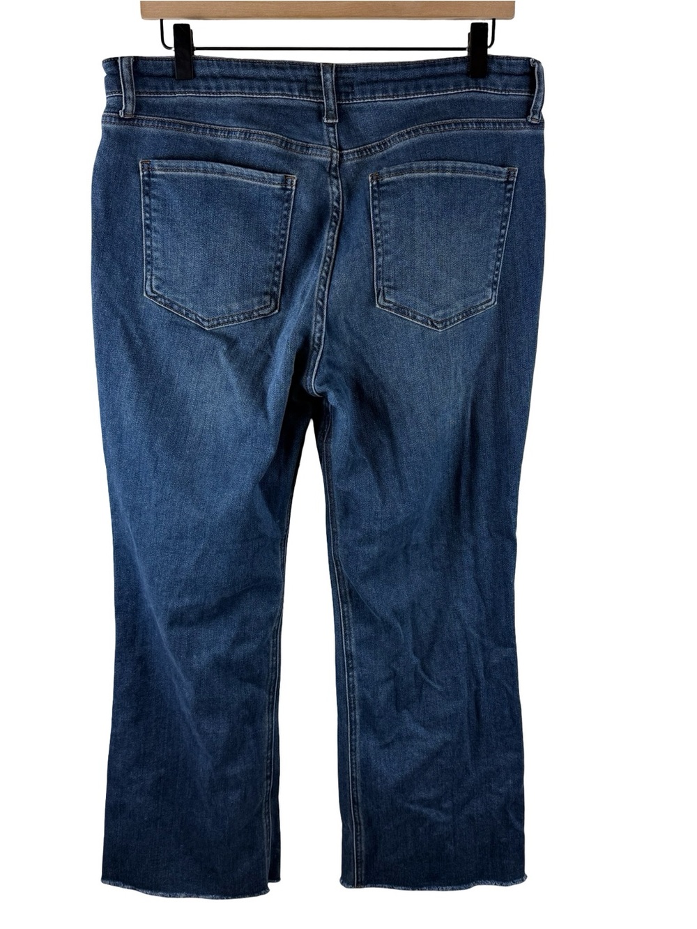Kut from the Kloth Kelsey Fab Ab High Rise Ankle Flare Jeans - Picture 5 of 9